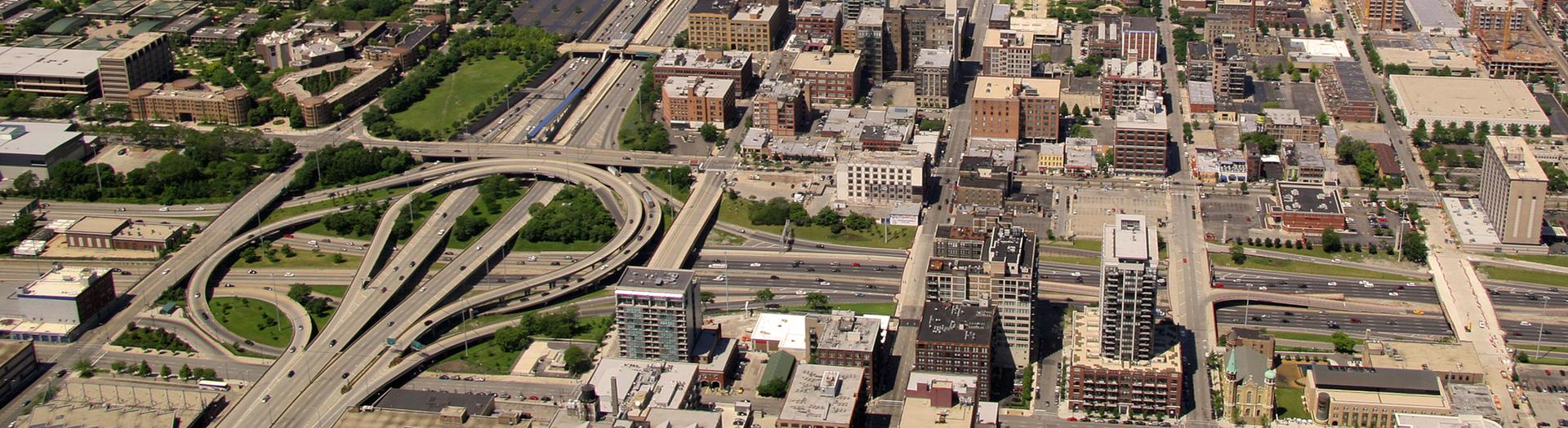 Circle Interchange in Chicago Illinois