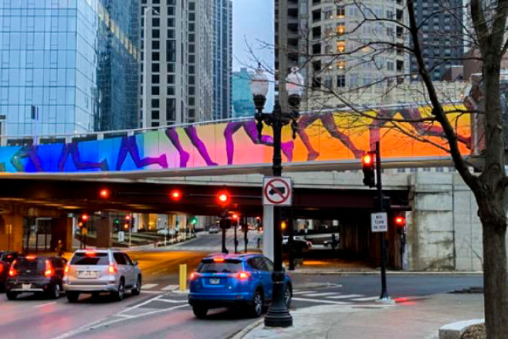 Navy Pier Flyover elevated path