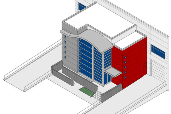 O'Hare International Airport Cargo building rendering